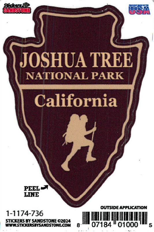 Joshua Tree National Park Arrowhead Sticker