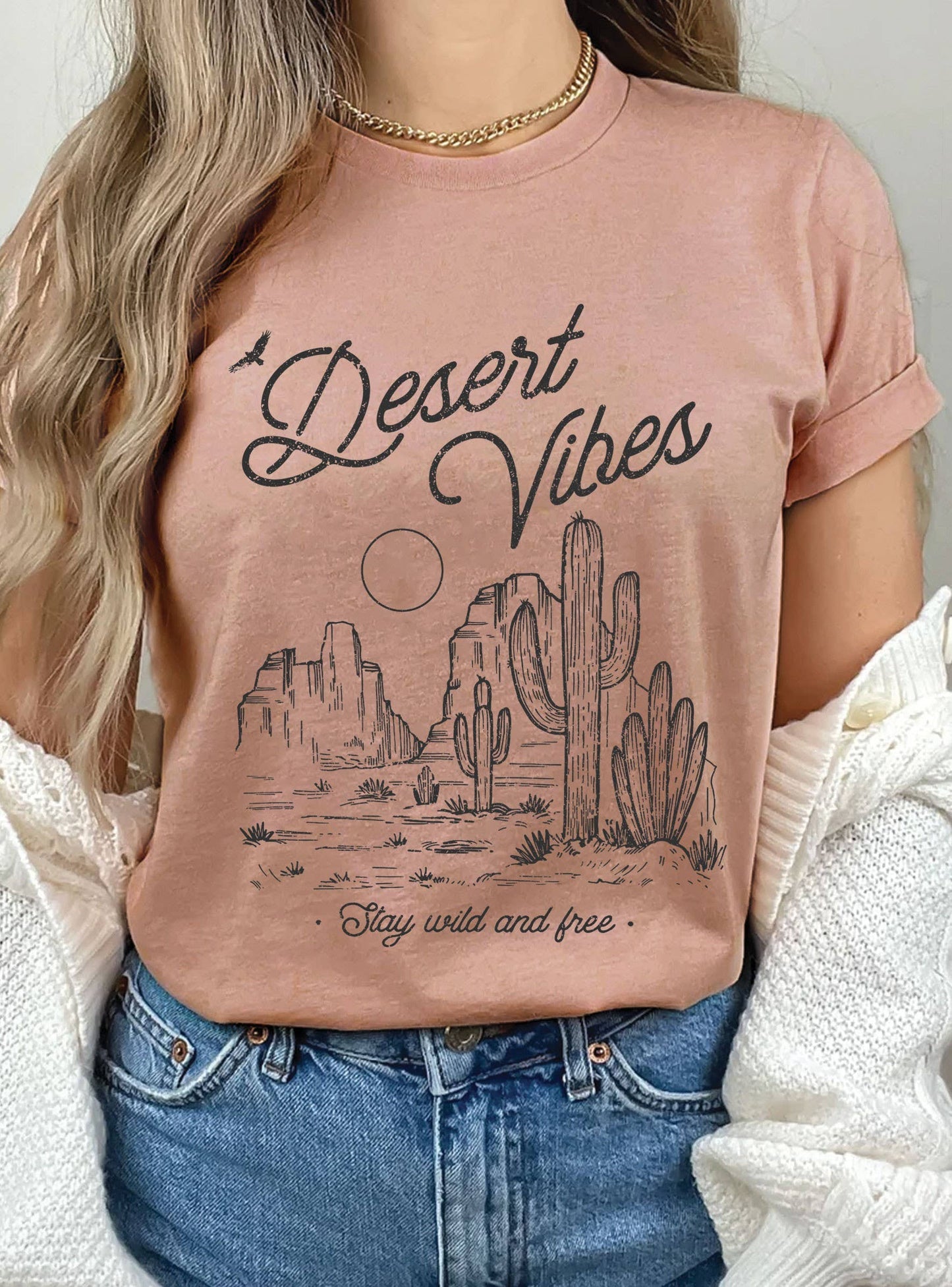 DESERT VIBES GRAPHIC TSHIRTS