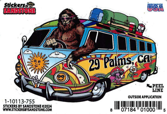 29 Palms Van Bus Sticker