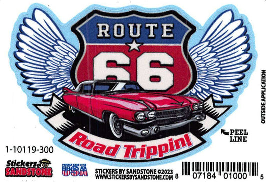 Route 66 Road Trippin Sticker