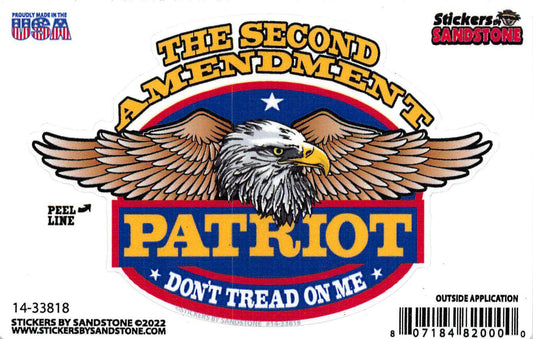 Second Amendment Patriot Sticker