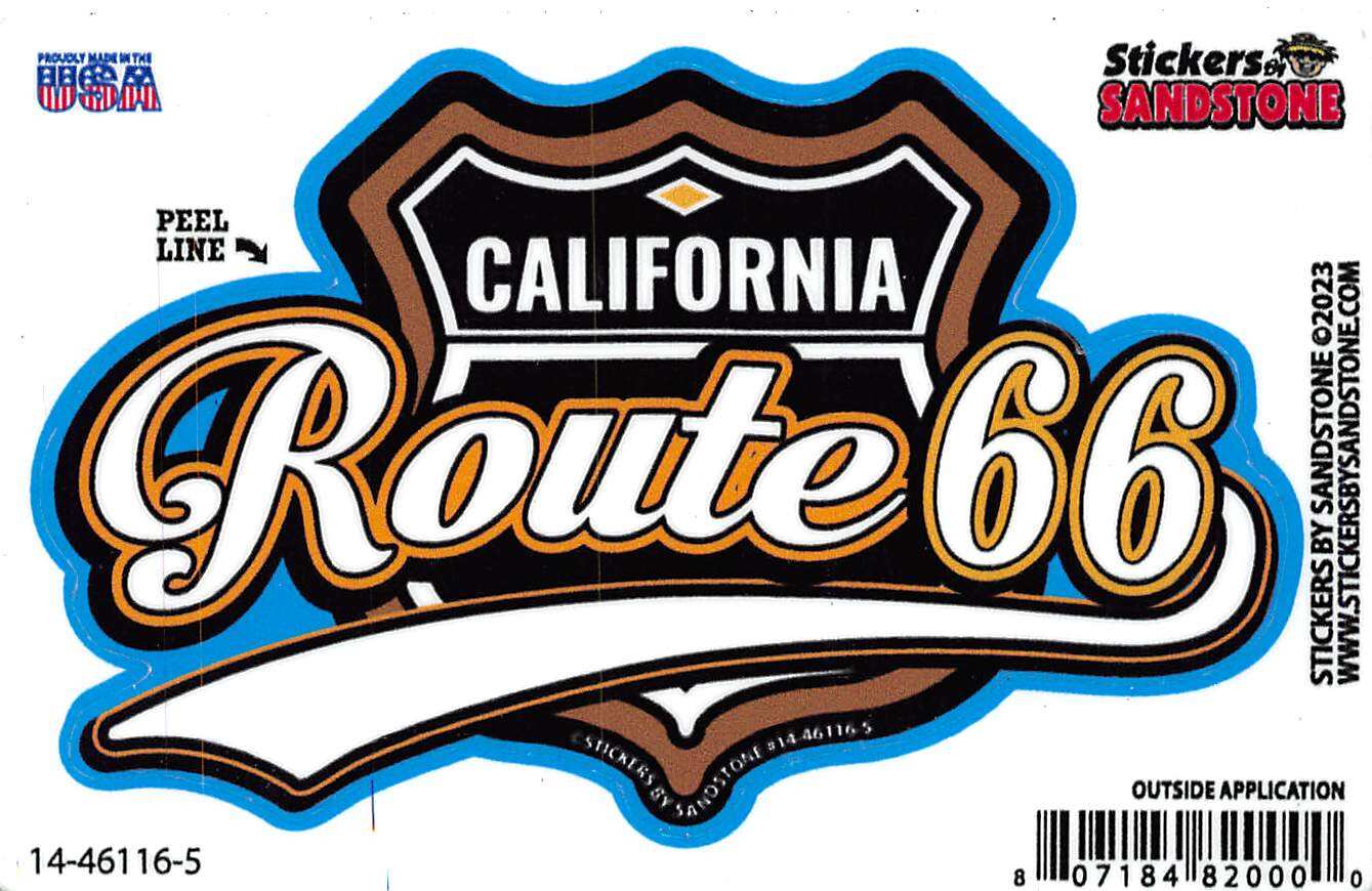 California Route 66 Sticker